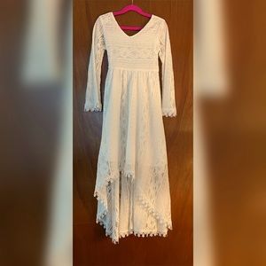 GIRLS • LACE DRESS • HANDMADE